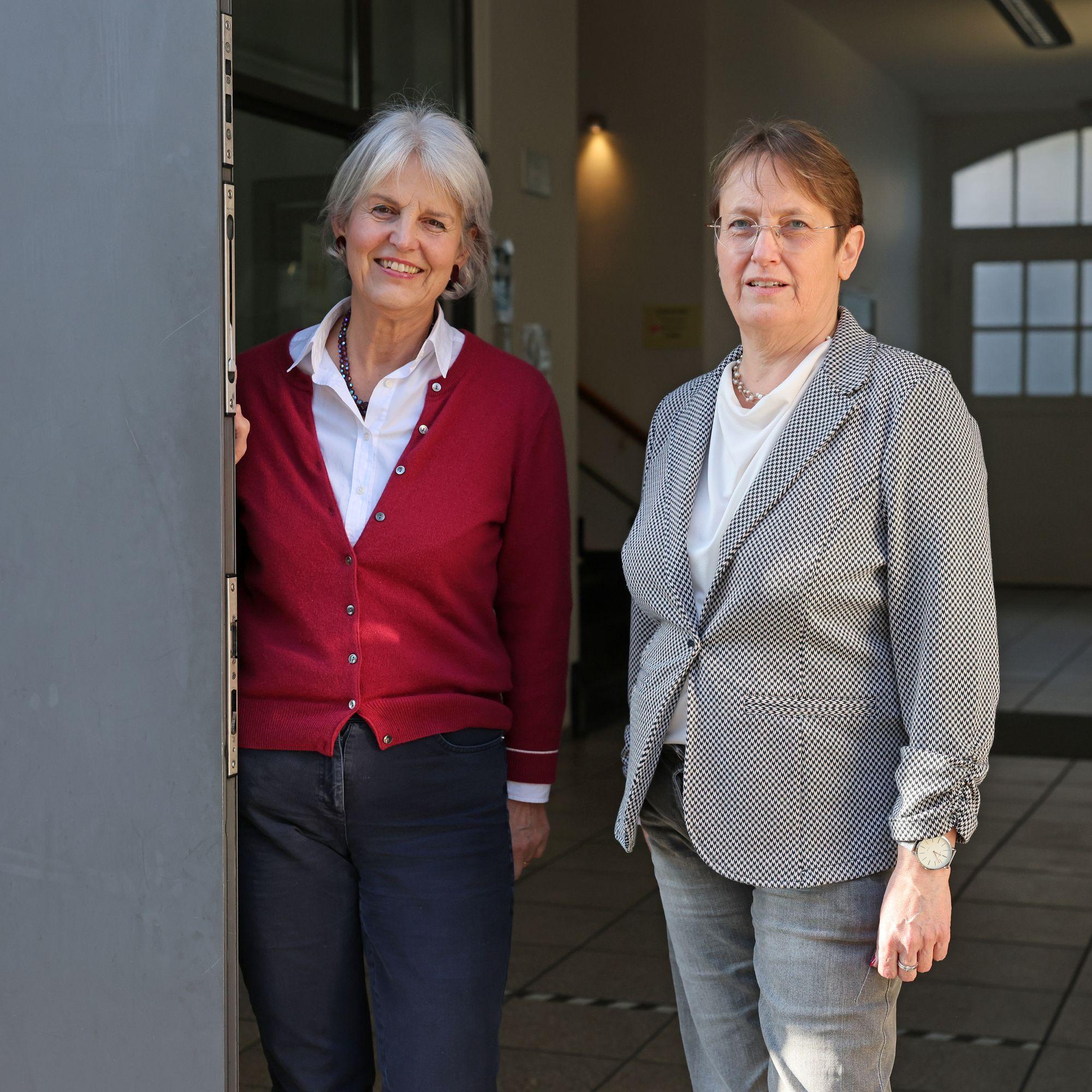 Zum Glück engagiert: Claudia Dechamps (l.) und Roswita Frenzel leiten die Geschicke des Vereins.