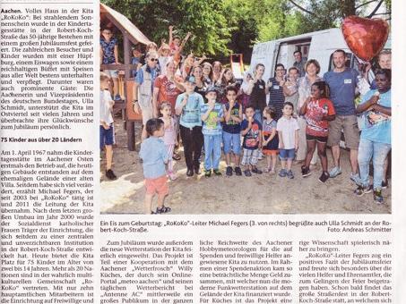 Aachener Zeitung 12. Juli 2017