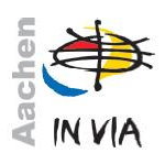 Logo mit dem grauen, senkrechten Schriftzug "Aachen", dazu abstrakte Formen in Rot, Gelb und Blau und unten "Familienzentrum IN VIA".